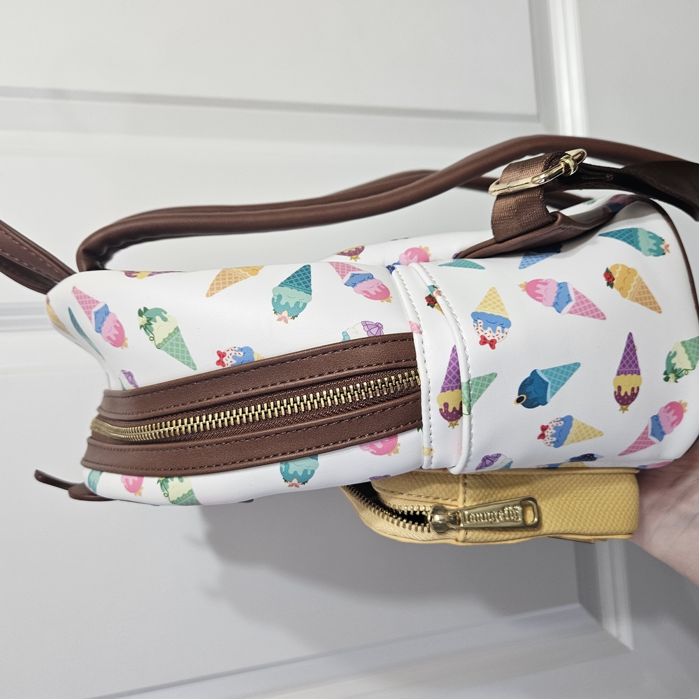 Loungefly Brown and Yellow Whimsical Dessert Backpack - Picture 3 of 6